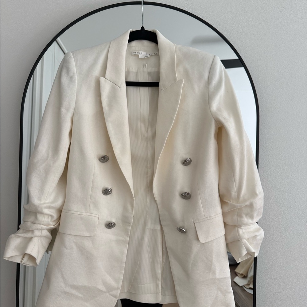 Veronica Beard Linen Blazer